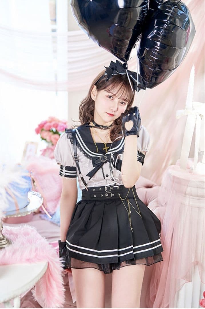 新品♡マリームーン Malymoon スイートデビルスクールガール ブラック