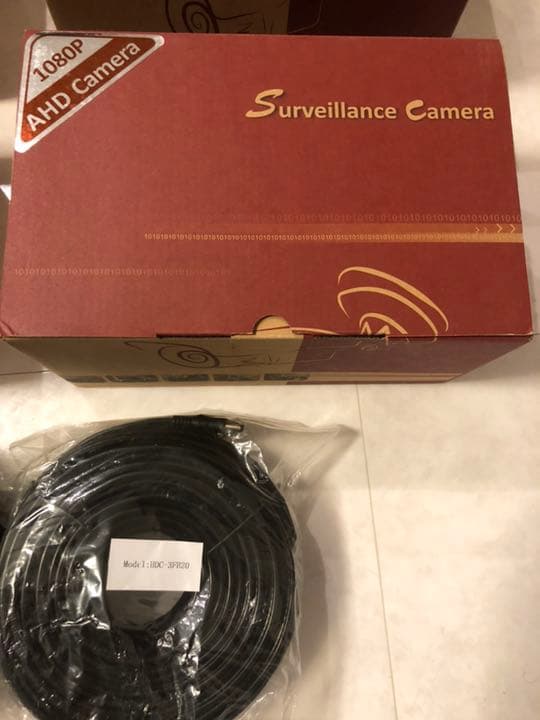 200万画素防犯カメラ4台　HD DVRセット