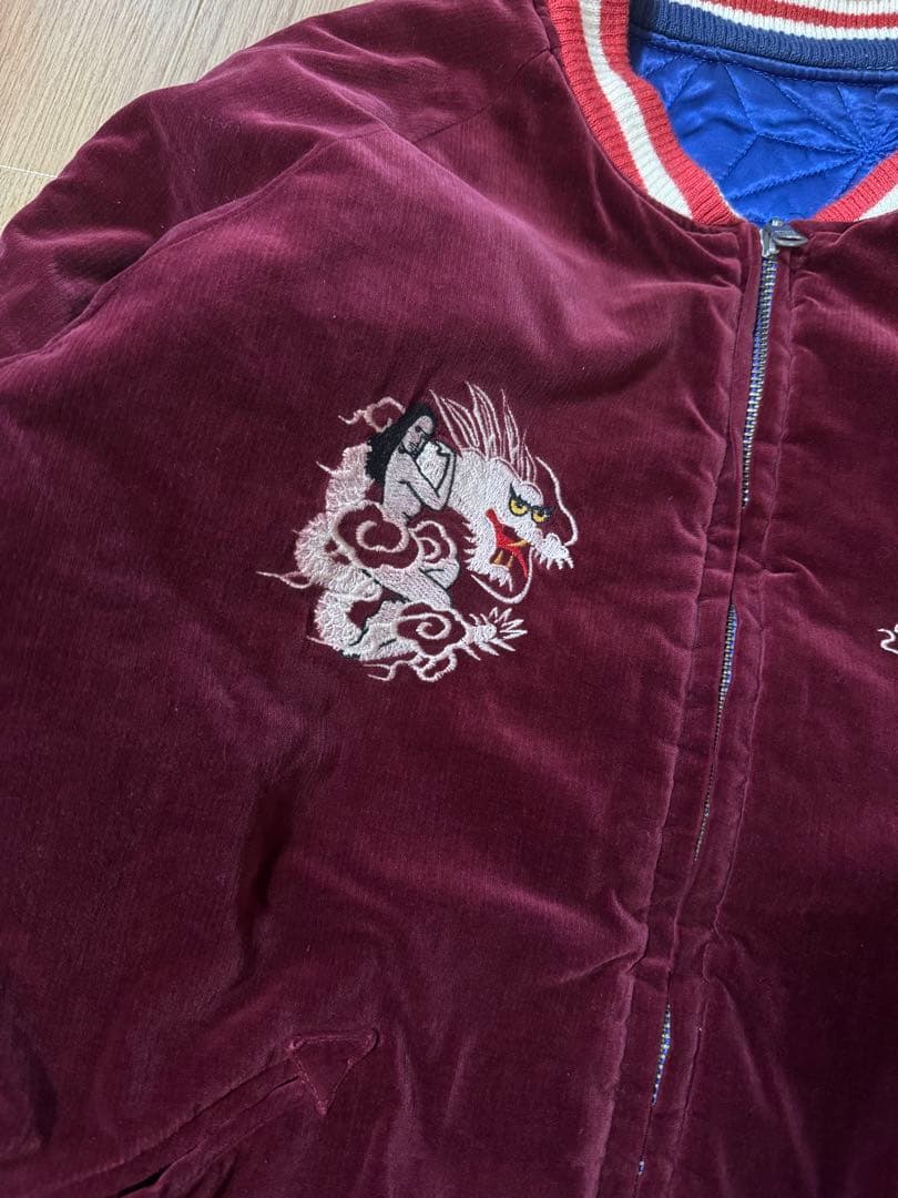 ANOHKA×mash 別珍 キルト リバーシブル スーベニアジャケット M