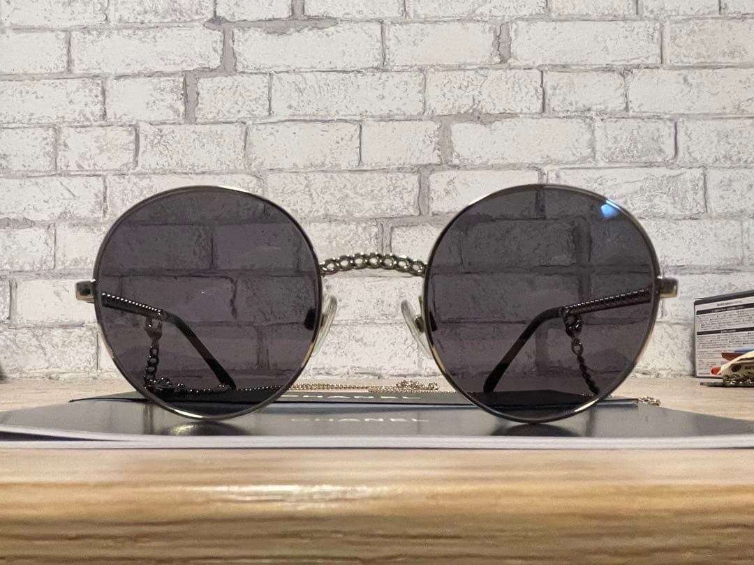 CHANEL サングラス チェーン付き