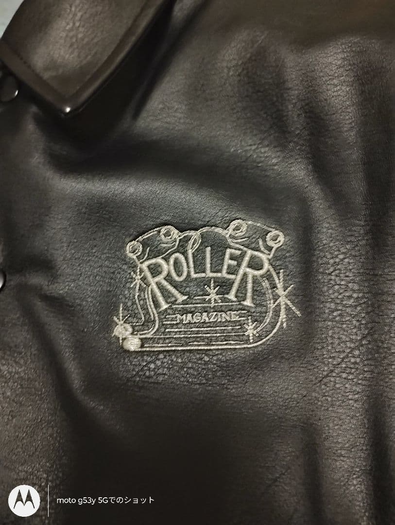 ROLLER FAKE LEATHER COACH JACKET　キムタク着