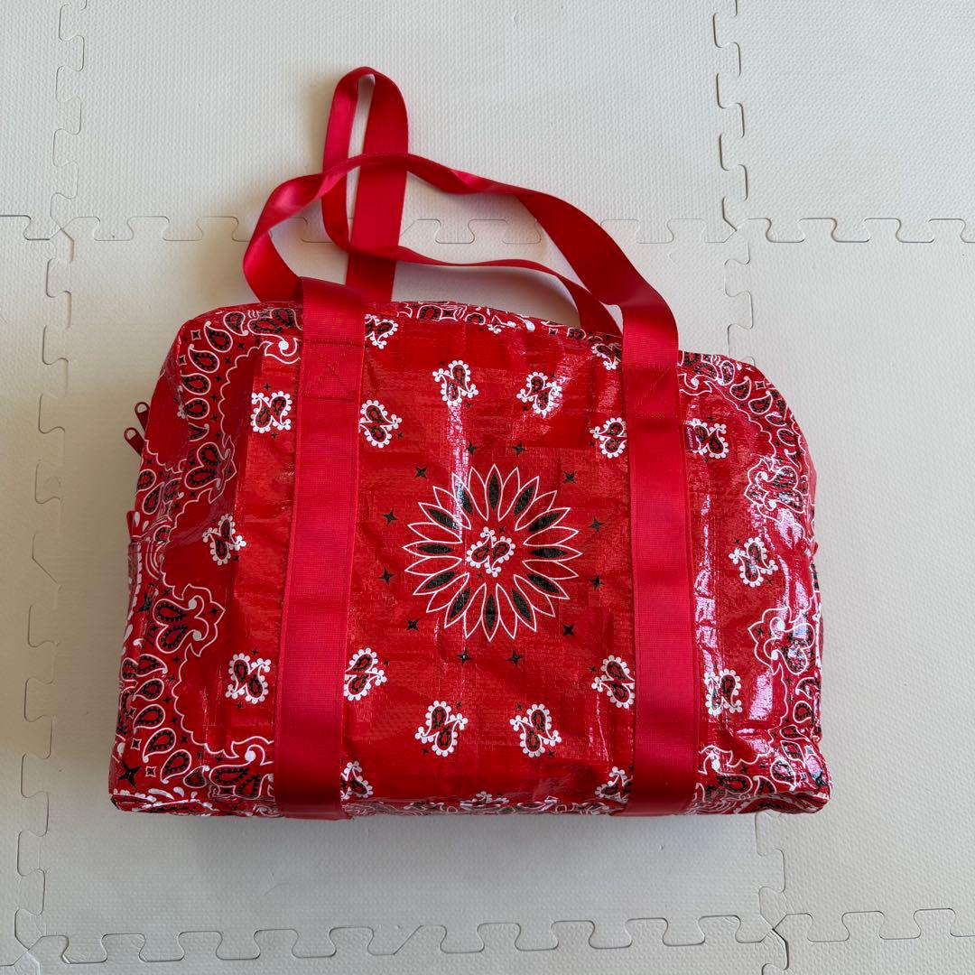 新品Supreme Bandana Tarp Large Duffle Bag
