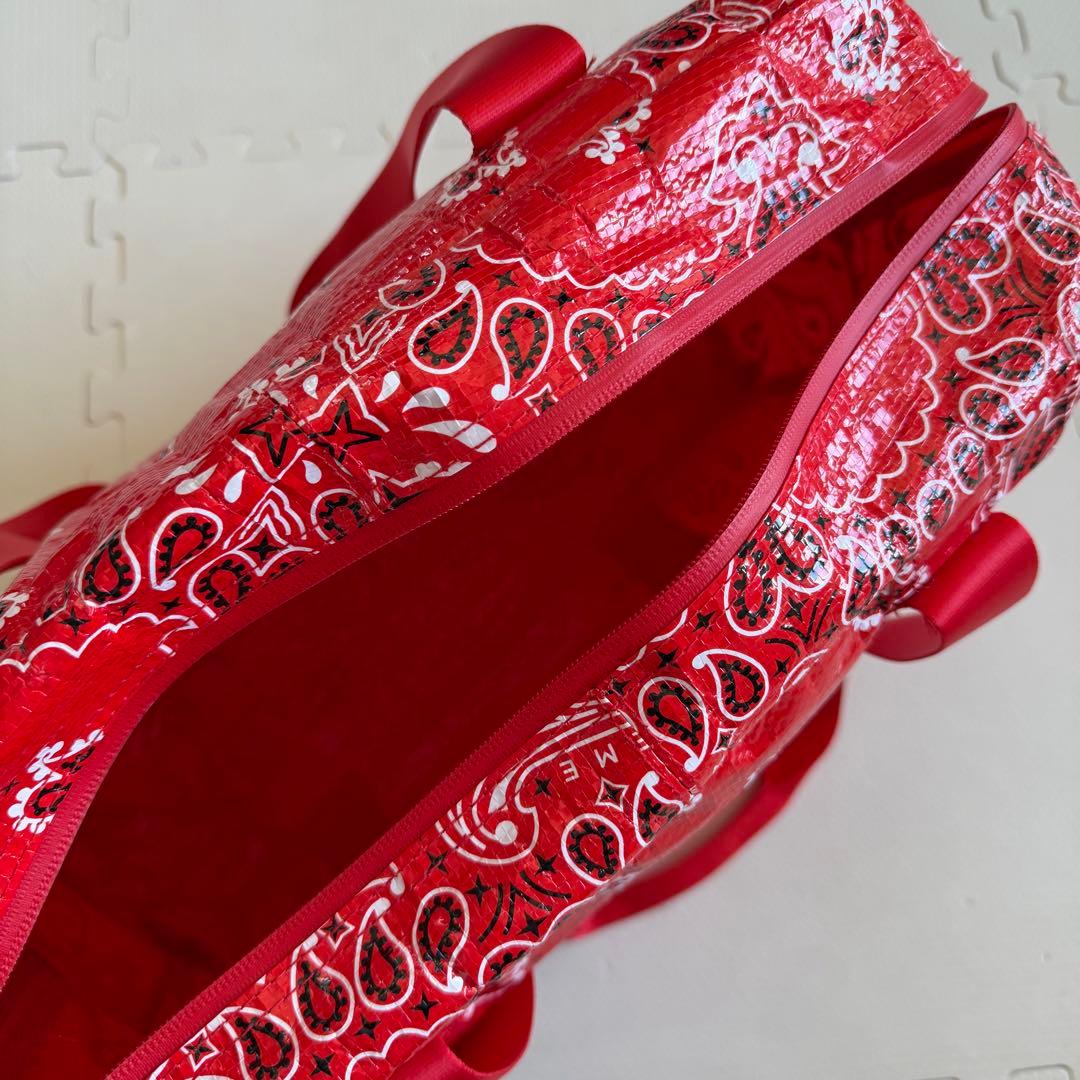 新品Supreme Bandana Tarp Large Duffle Bag