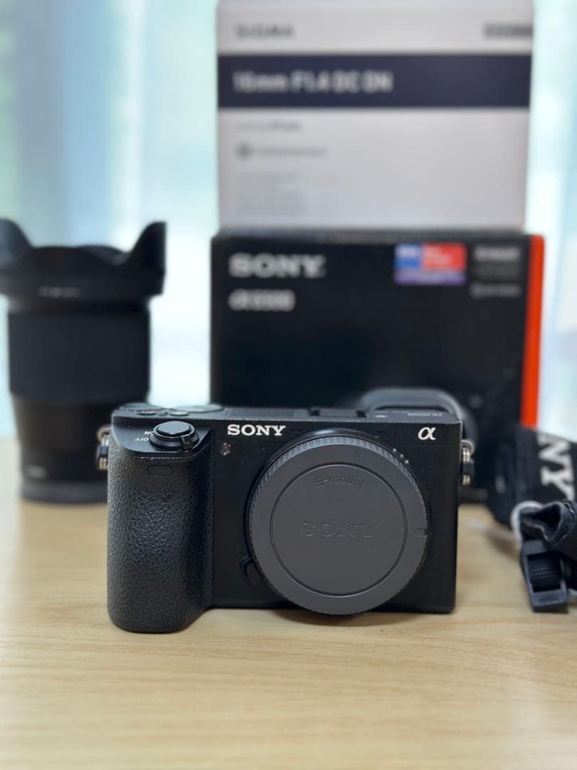 Sony α6500 Sigma&16mm F1.4DC DN レンズ