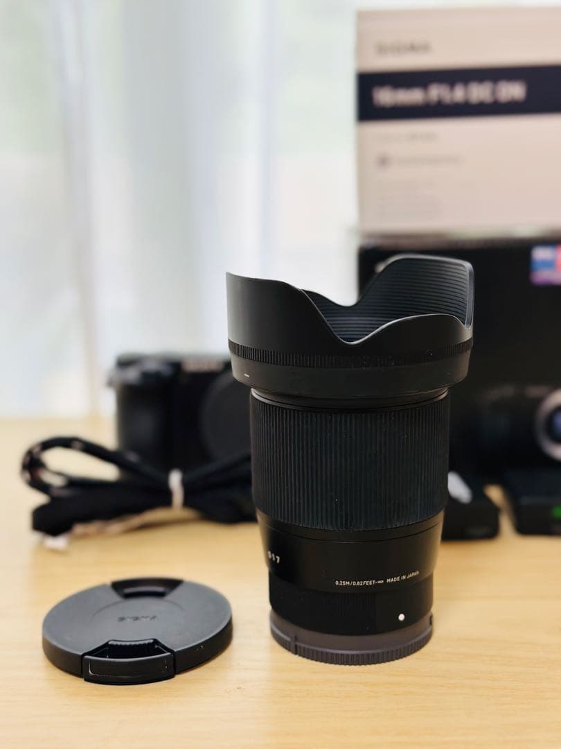 Sony α6500 Sigma&16mm F1.4DC DN レンズ
