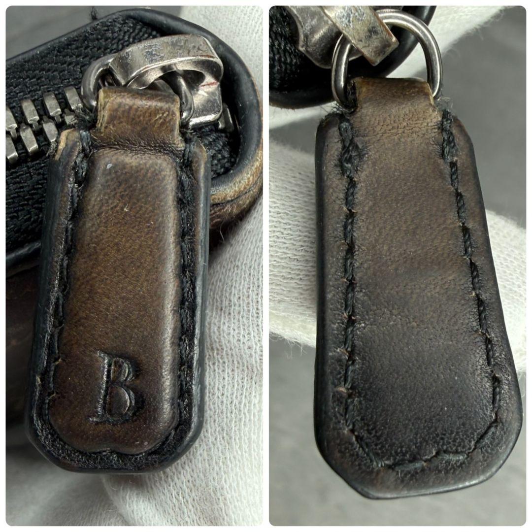 BERLUTI イタウバ ラウンドジップ 長財布 カリグラフィー ダブルスタンプ