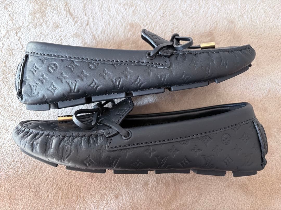 【新品】ルイヴィトン　革靴　モノグラム　ブラック