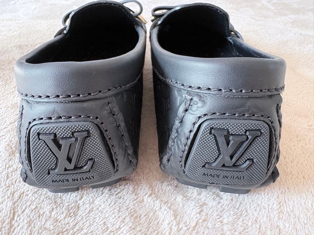 【新品】ルイヴィトン　革靴　モノグラム　ブラック