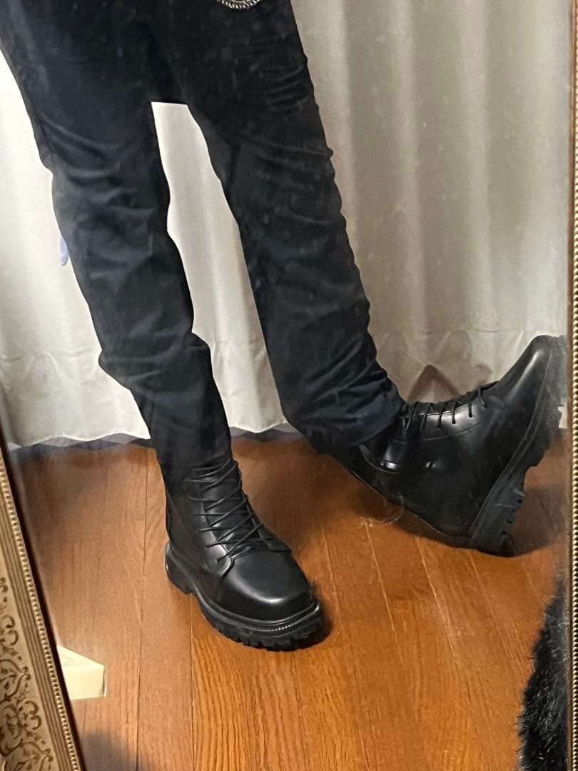 男装コスプレシークレットブーツ 18cm厚底　Mサイズインソール付き