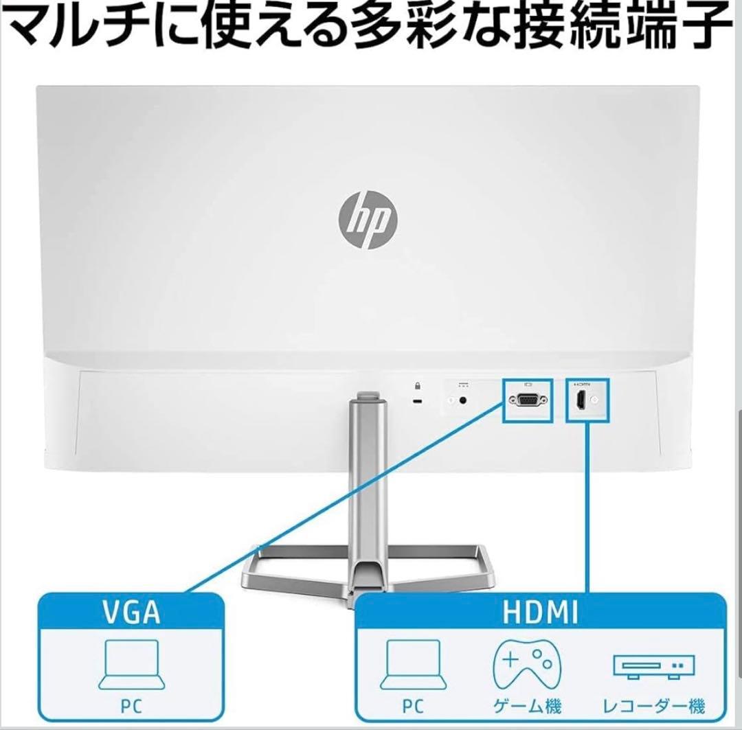 HP モニター 23.8インチ ディスプレイ フルHD 非光沢IPSパネル 薄型