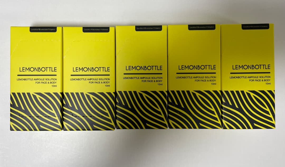 【即日発送】リピーター様　レモンボトル　10ml 5本　 ホームケア可能です。