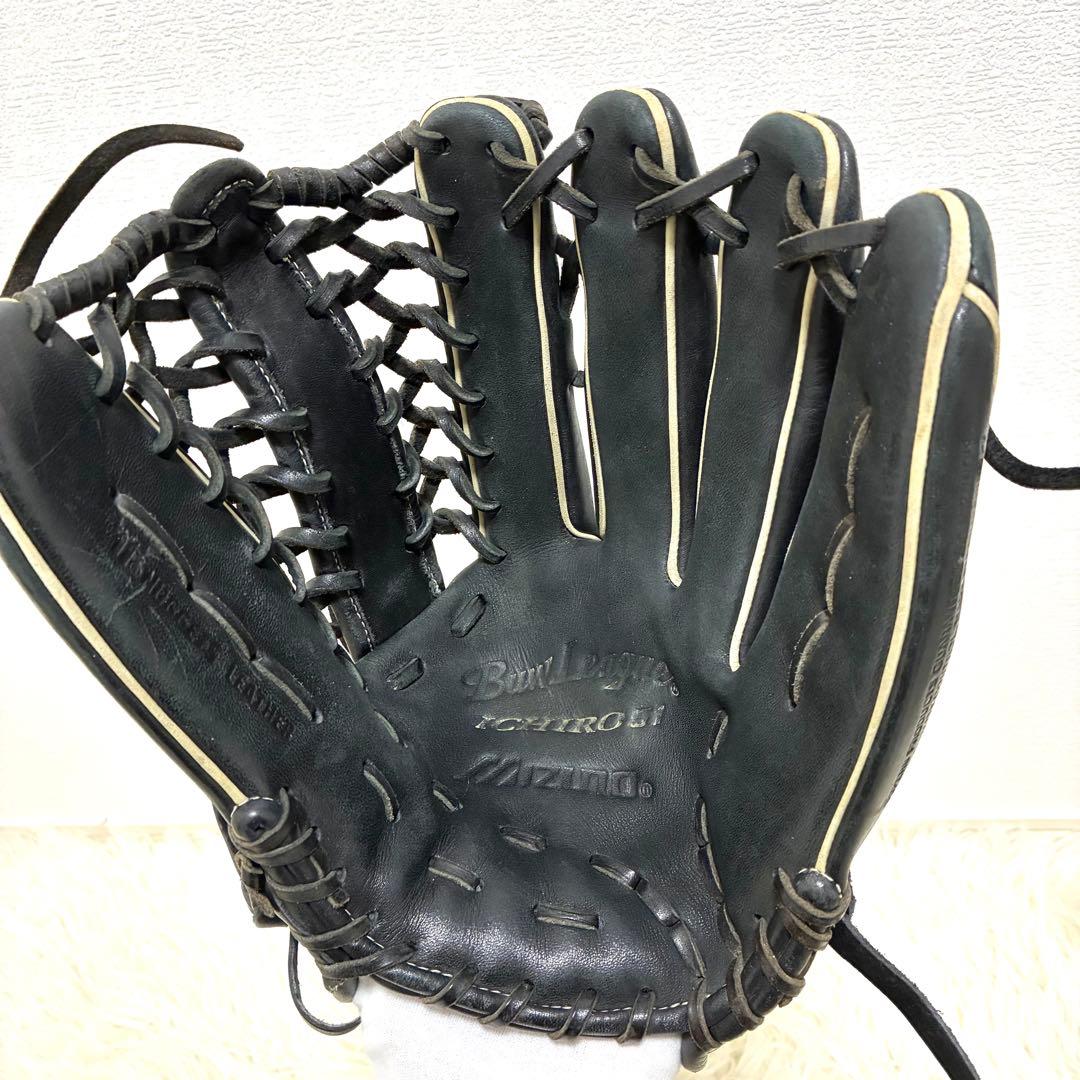 【中古・美品】ミズノ イチローモデル 軟式 外野手用 グローブ