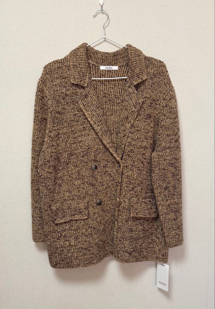 【新品未使用品】SNIDEL ミニニットワンピース ニットジャケット セット
