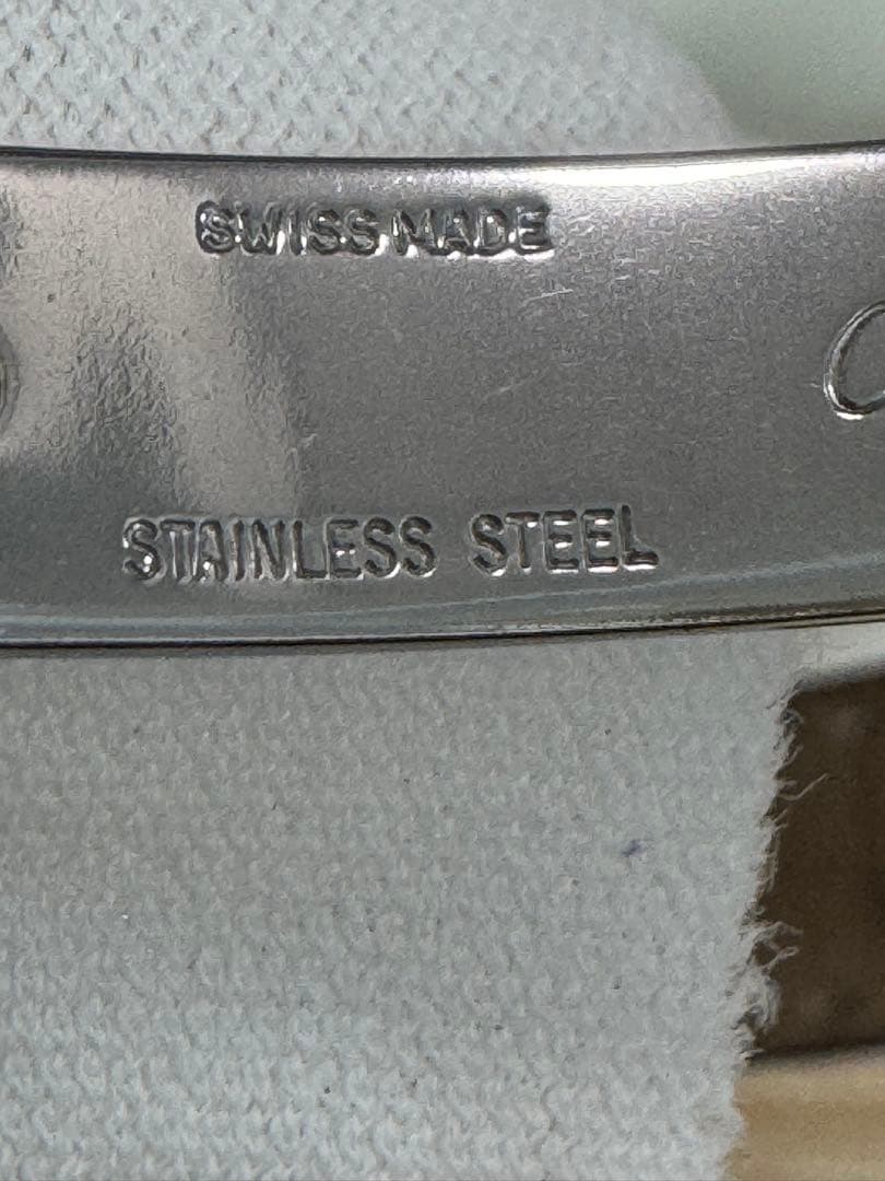 must de Cartier 腕時計 アナログ シルバー/ネイビー