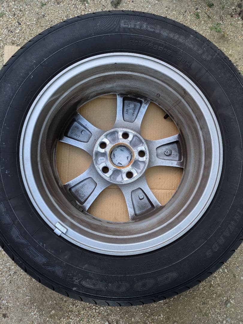 【送料込】トヨタ純正 16㌅アルミホイール＆タイヤ4本ヴェルファイア対応・保管品