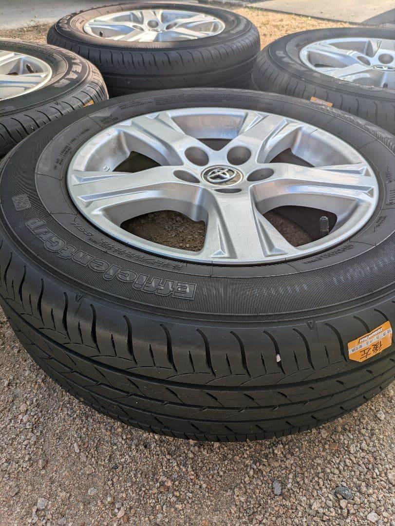 【送料込】トヨタ純正 16㌅アルミホイール＆タイヤ4本ヴェルファイア対応・保管品