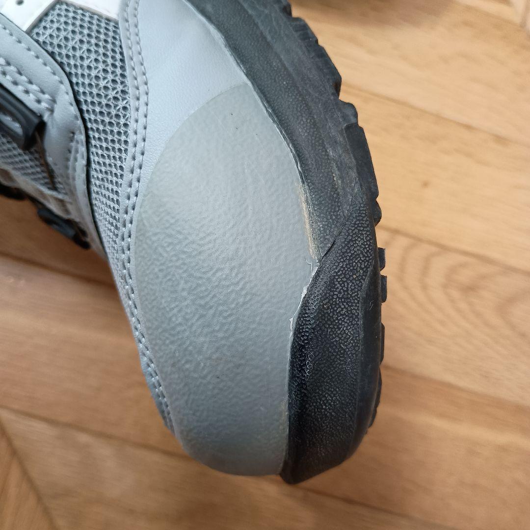 安全靴 アシックス BOA グレー 25センチ