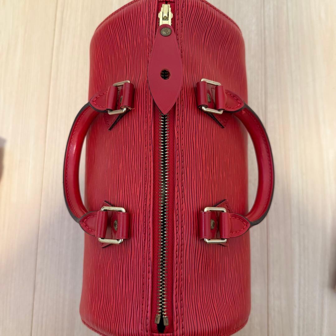 【美品】ルイヴィトン エピ スピーディ25 赤 レッド ハンドバッグ