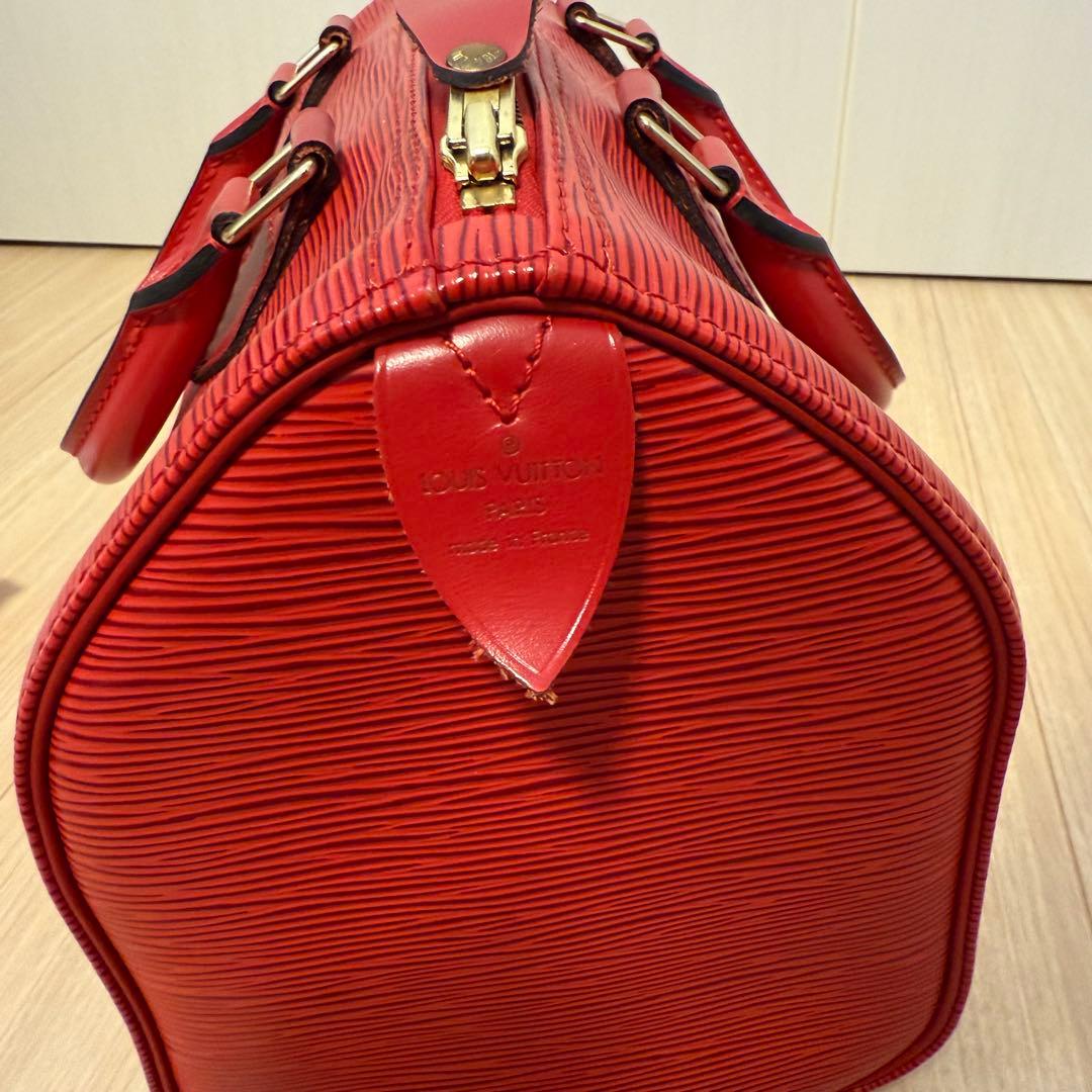 【美品】ルイヴィトン エピ スピーディ25 赤 レッド ハンドバッグ