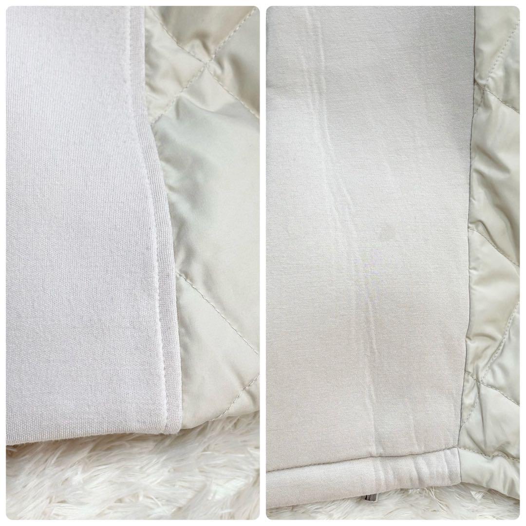 マルシャルテル ロングダウンパーカー ドッキング 異素材 フーディー 定番 M