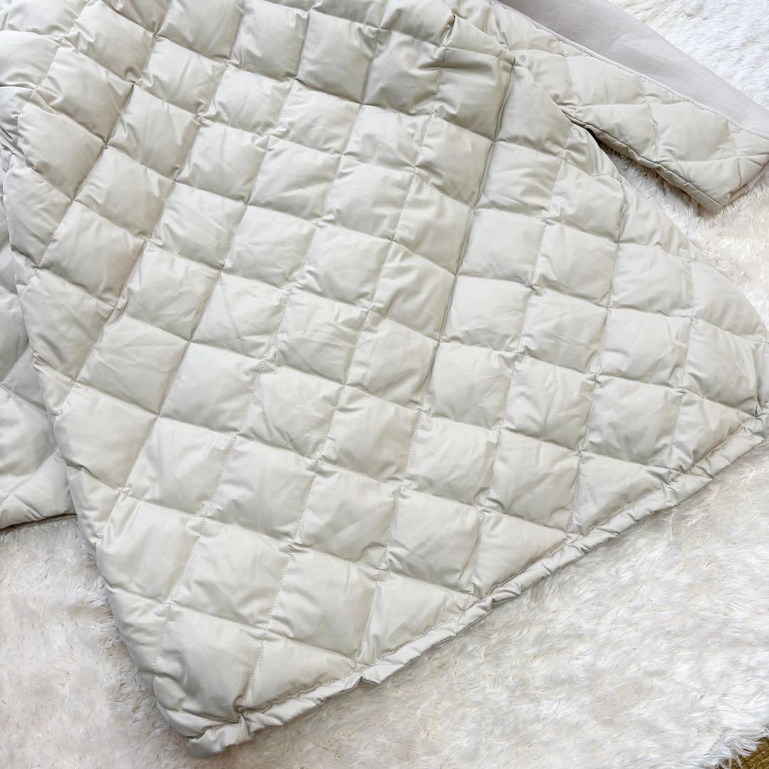 マルシャルテル ロングダウンパーカー ドッキング 異素材 フーディー 定番 M