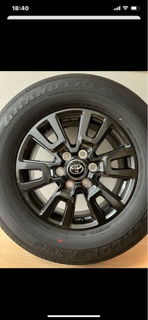 ランクル250 VX純正　タイヤホイール