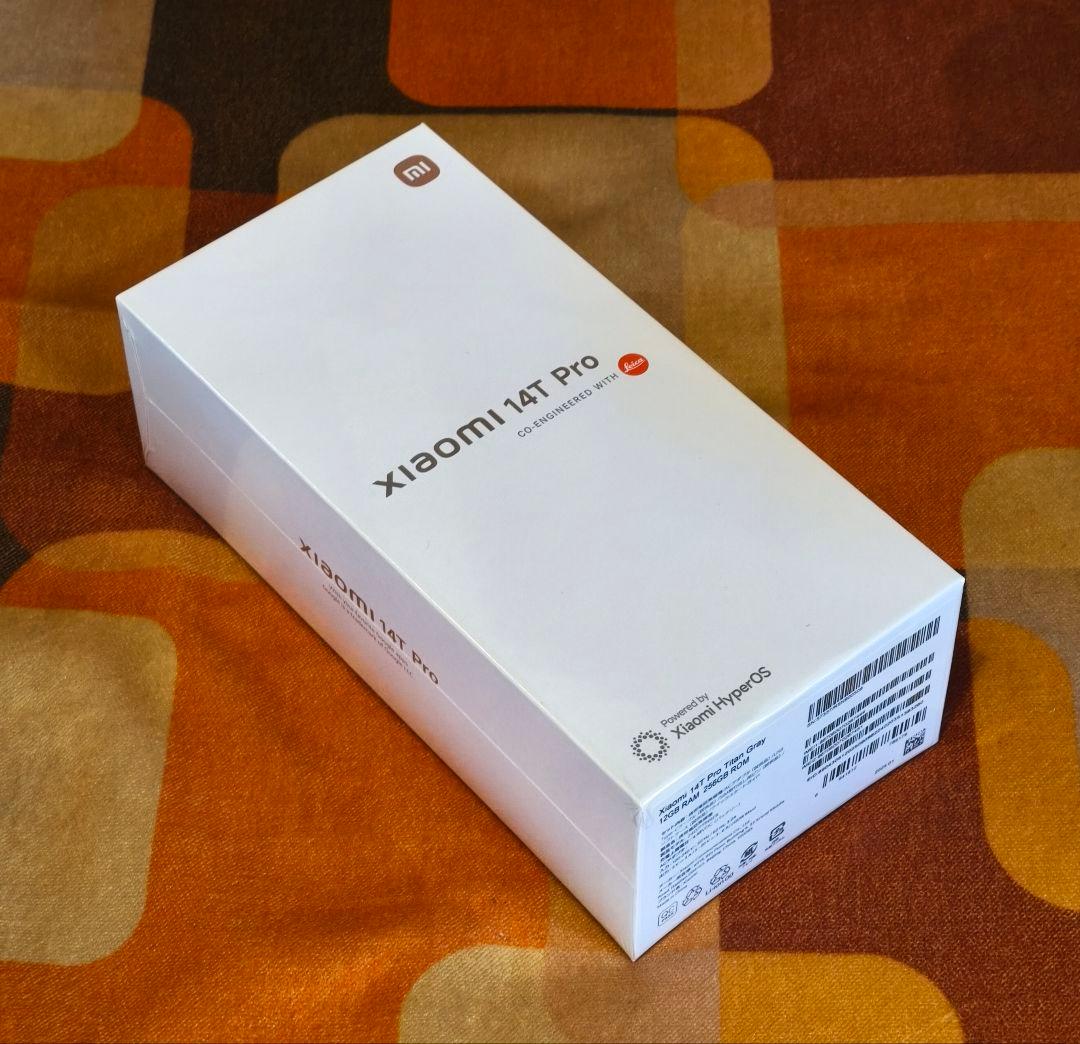 【新品未開封】Xiaomi 14T Pro (グレー 12GB+256GB)