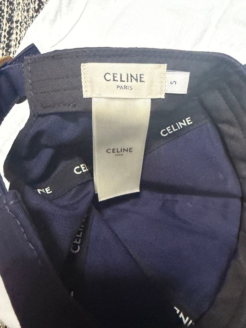 ネイビー C刺繍 ベースボールキャップ