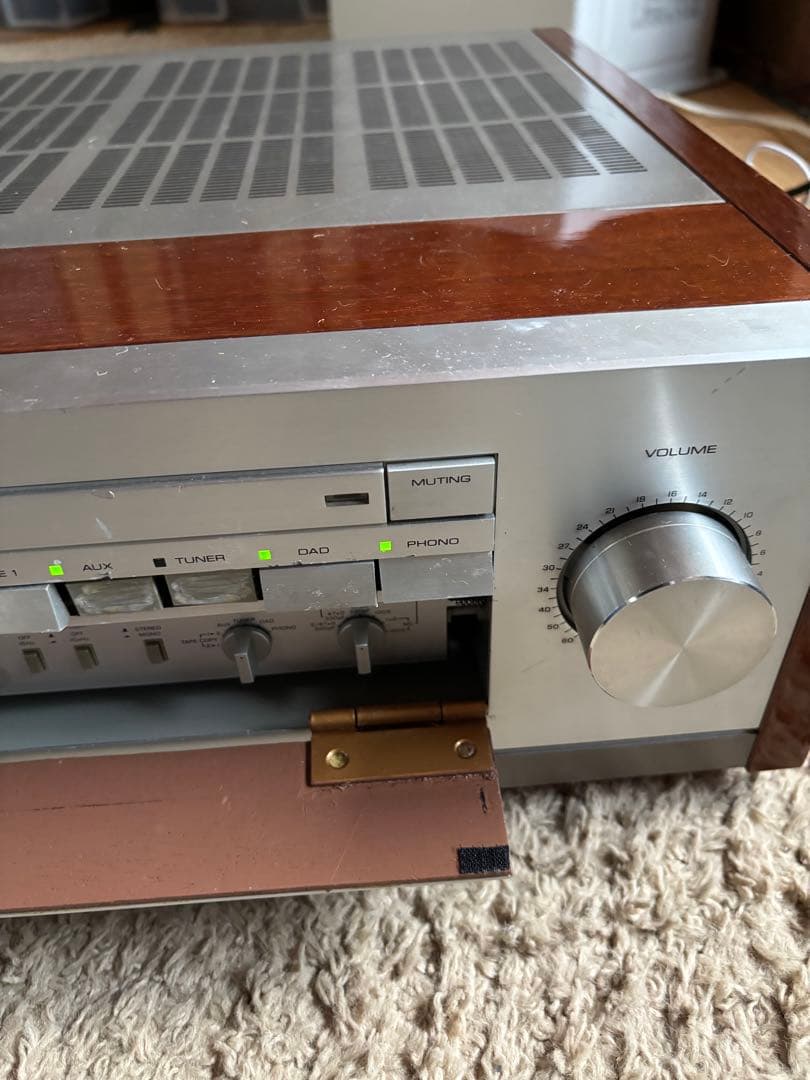 日本の名機　ヤマハ　プリメインアンプ　A-2000 動作品　前面パネル補修