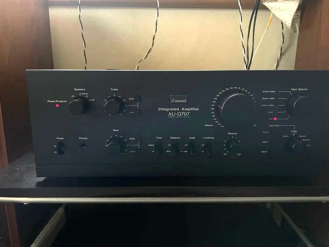SANSUI AU-707 プリメインアンプ　ジャンク