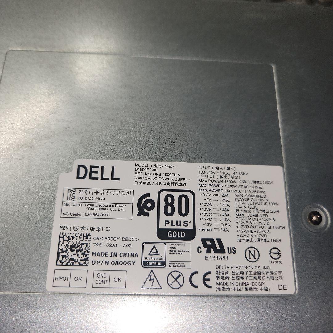 【完動品】1500W Alienware モジュール式電源80PLUS GOLD