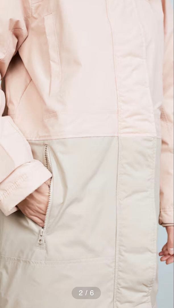 アディダス バイ ステラマッカートニー ロングコート ロングジャケット ピンク