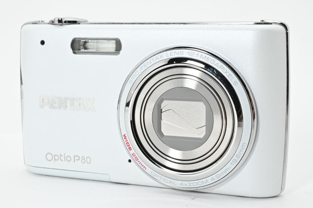 【極美品】PENTAX OPTIO P80 ホワイト　新品級！