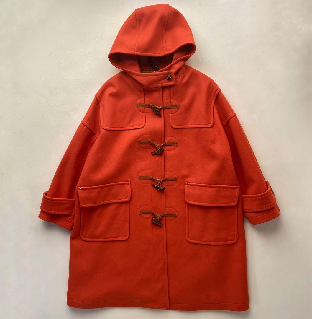 【希少カラー/美品】マッキントッシュ HUMBIE ダッフルコート 4 オレンジ