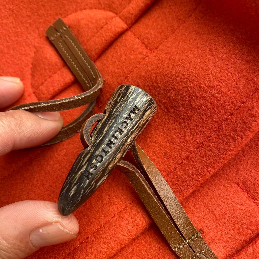 【希少カラー/美品】マッキントッシュ HUMBIE ダッフルコート 4 オレンジ