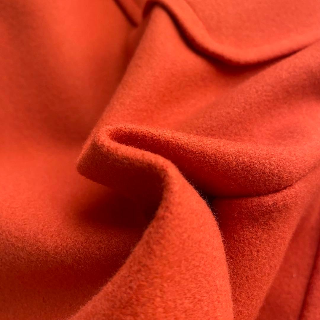 【希少カラー/美品】マッキントッシュ HUMBIE ダッフルコート 4 オレンジ