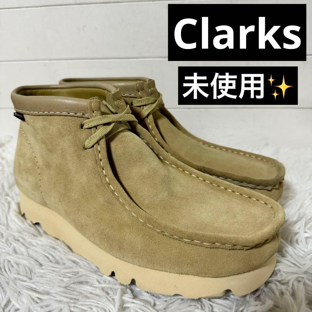 未使用✨Clarks クラークスオリジナルズワラビー　ゴアテックス　スエード