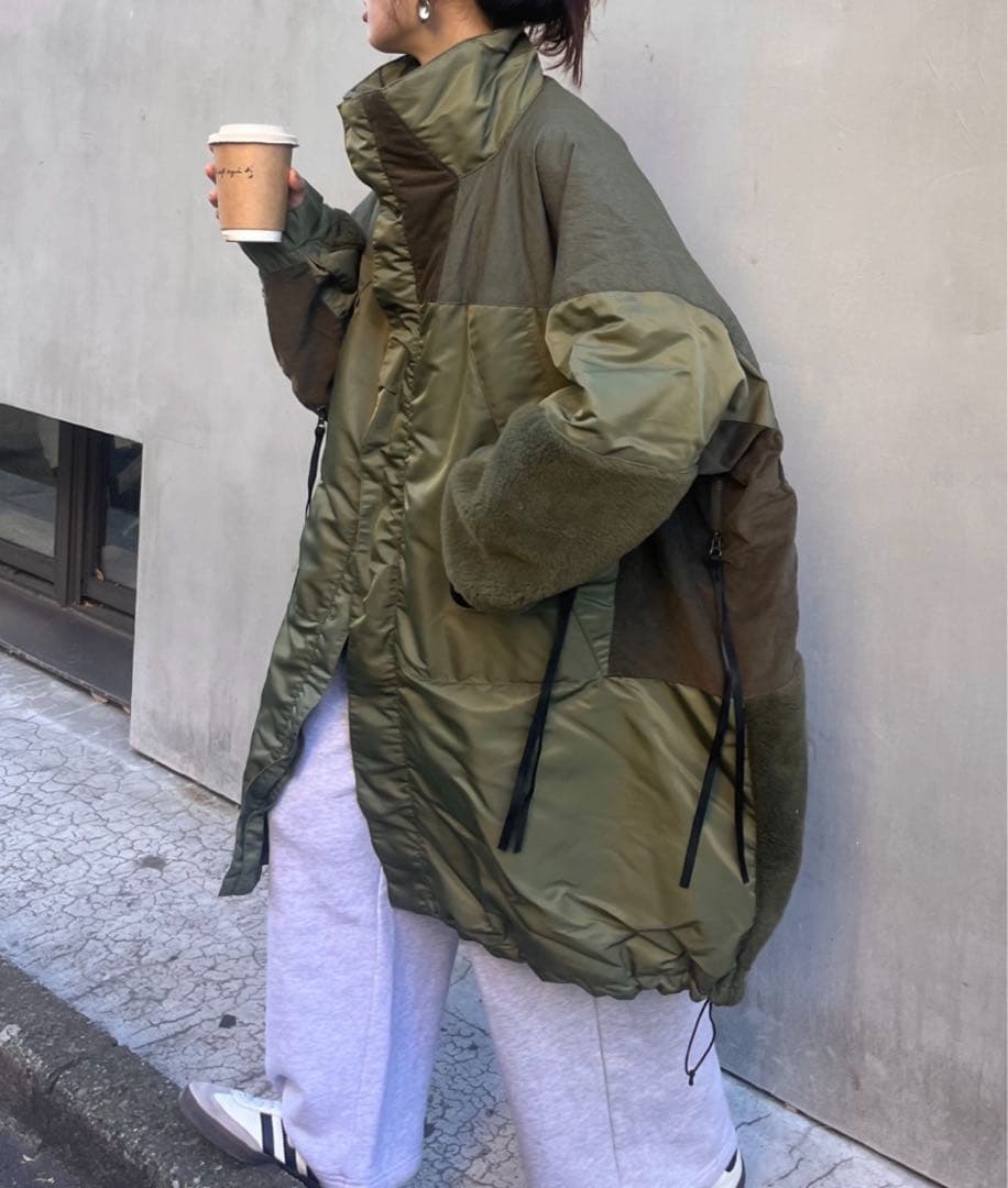 【新品未使用タグ付き】 etsinta エシンタ モンスター中綿オーバーコート