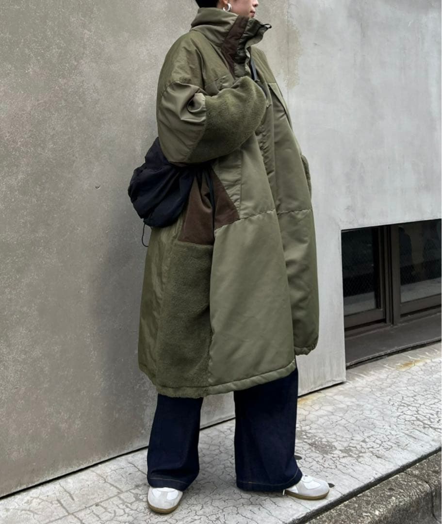 【新品未使用タグ付き】 etsinta エシンタ モンスター中綿オーバーコート