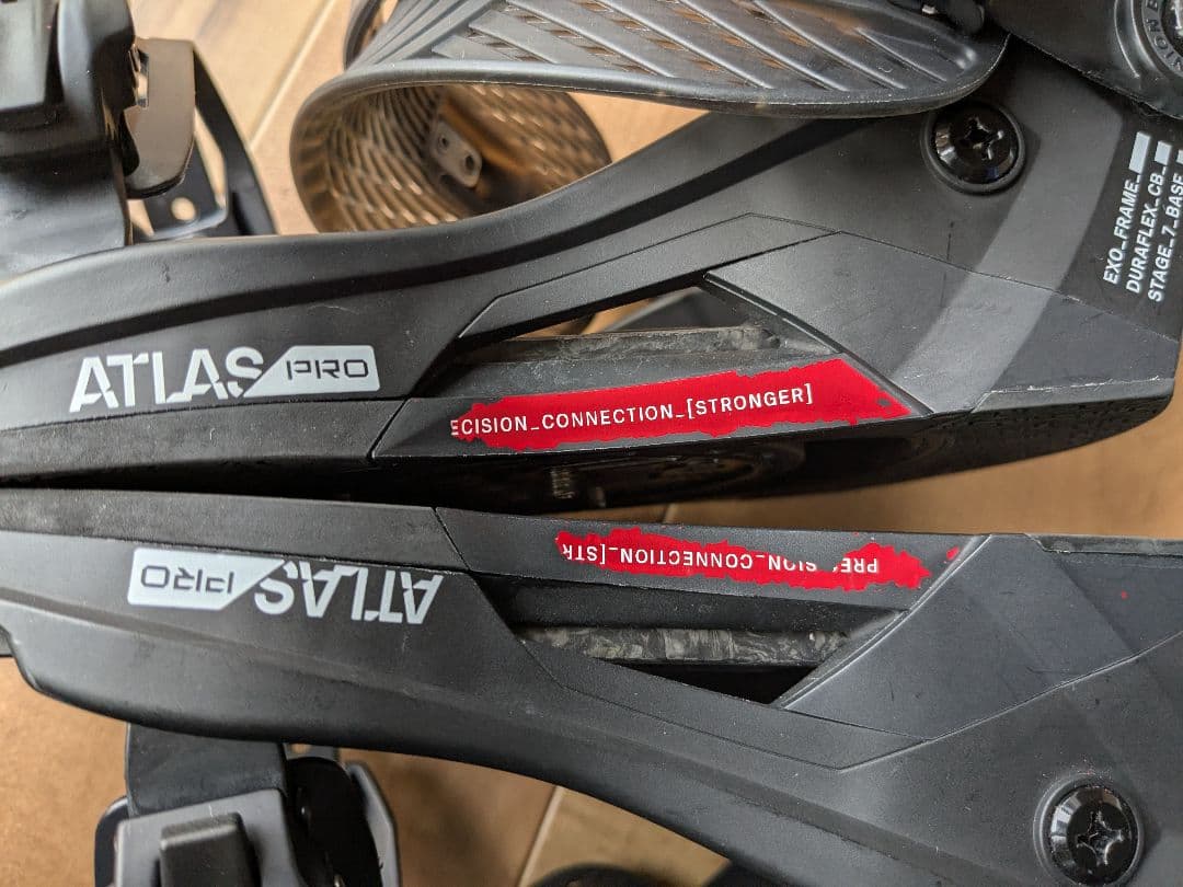 ATLAS PRO スノーボード ビンディング ブラック