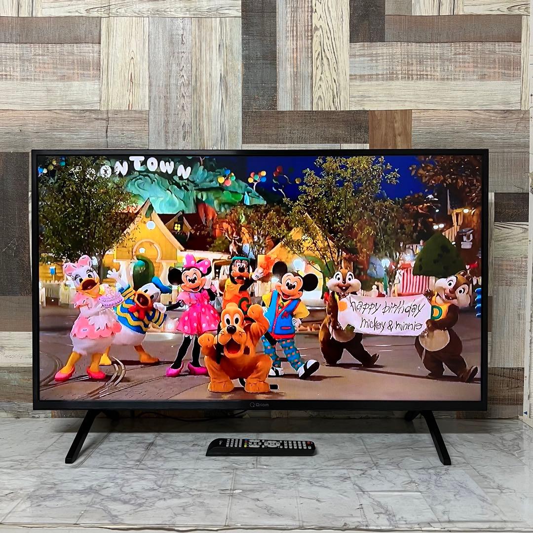 即日受渡❣️全国送料込2年前購入40V型山善液晶テレビ裏番組録画 外付HDD録画