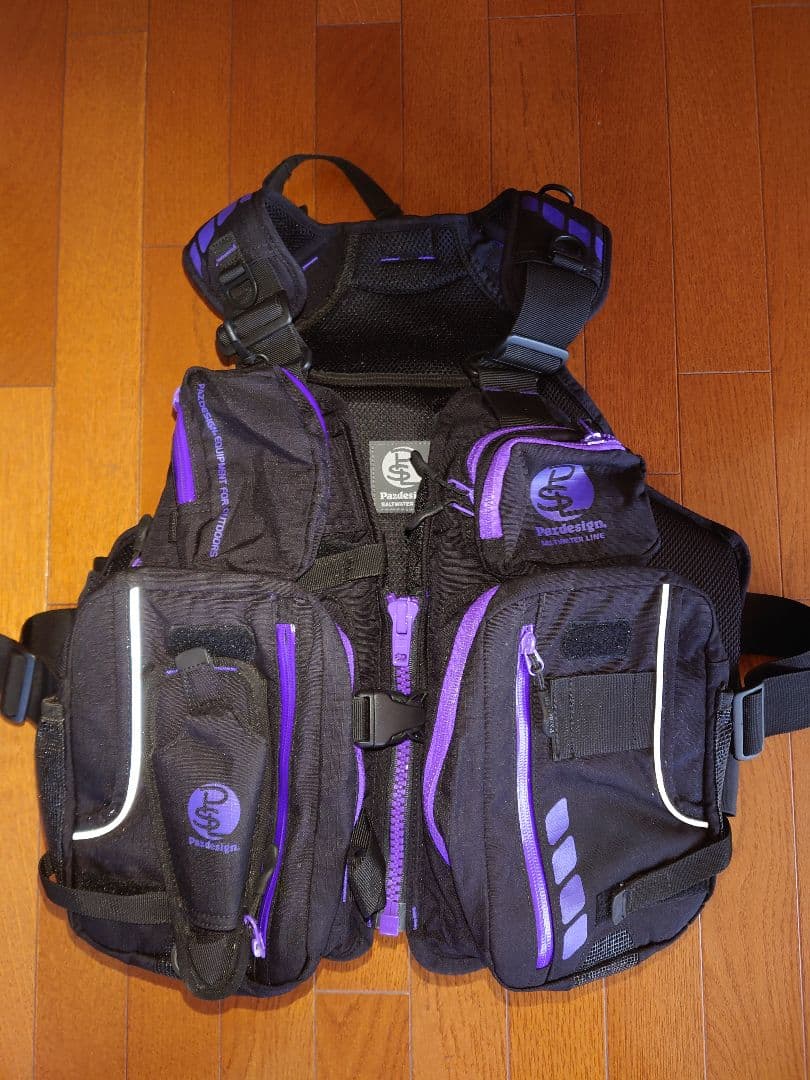 G*様 Pazdesign COMPLIT ライフジャケット 黒/紫
