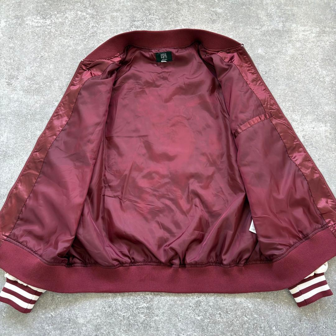 【朧】 OBORO おぼろ スカジャン スーベニアジャケット 化け猫 錦鯉 刺繍