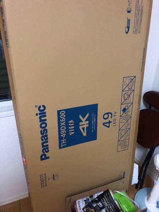 49インチPanasonic4Kテレビ