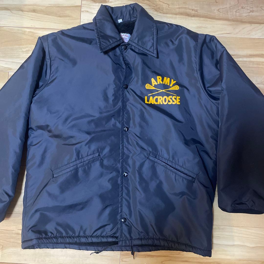 90s USA製　黒　コーチジャケット　army 裏ボア
