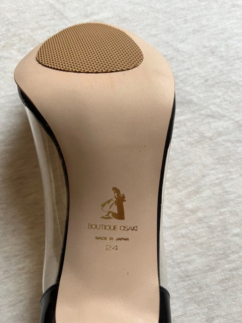 【新品未使用】ブティックオーサキ　パンプス　ブラック　24cm