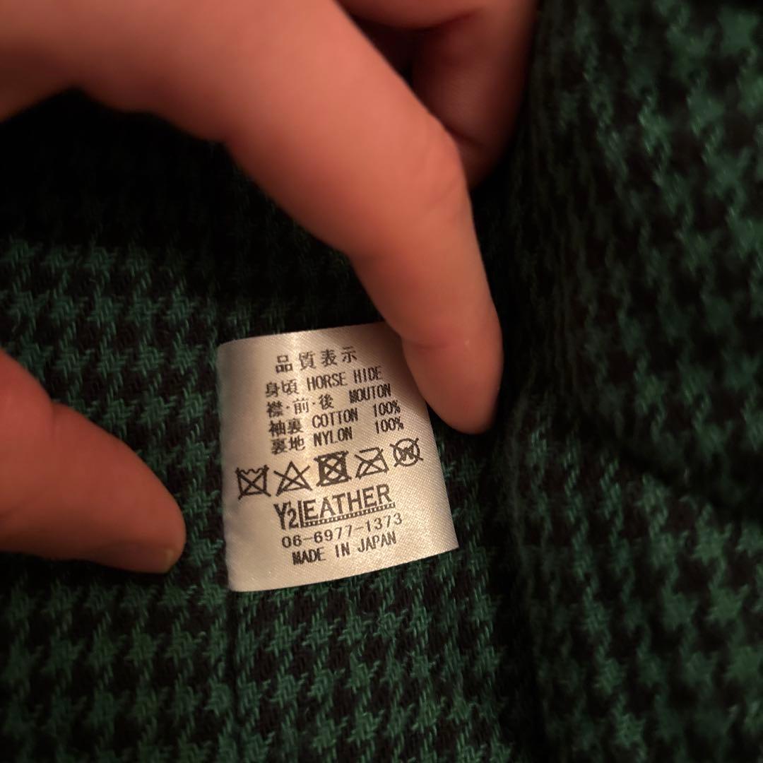 希少 Y2LEATHER 20周年記念ジャケット ボア襟 レザージャケット