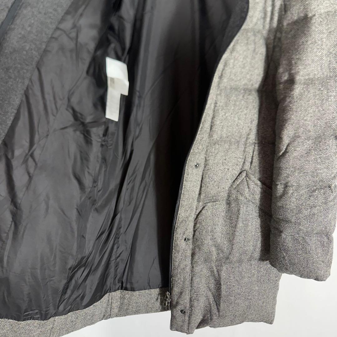 23区 ダウンコート 3way ヘリンボーン シルク混 ファー 38 ジャケット
