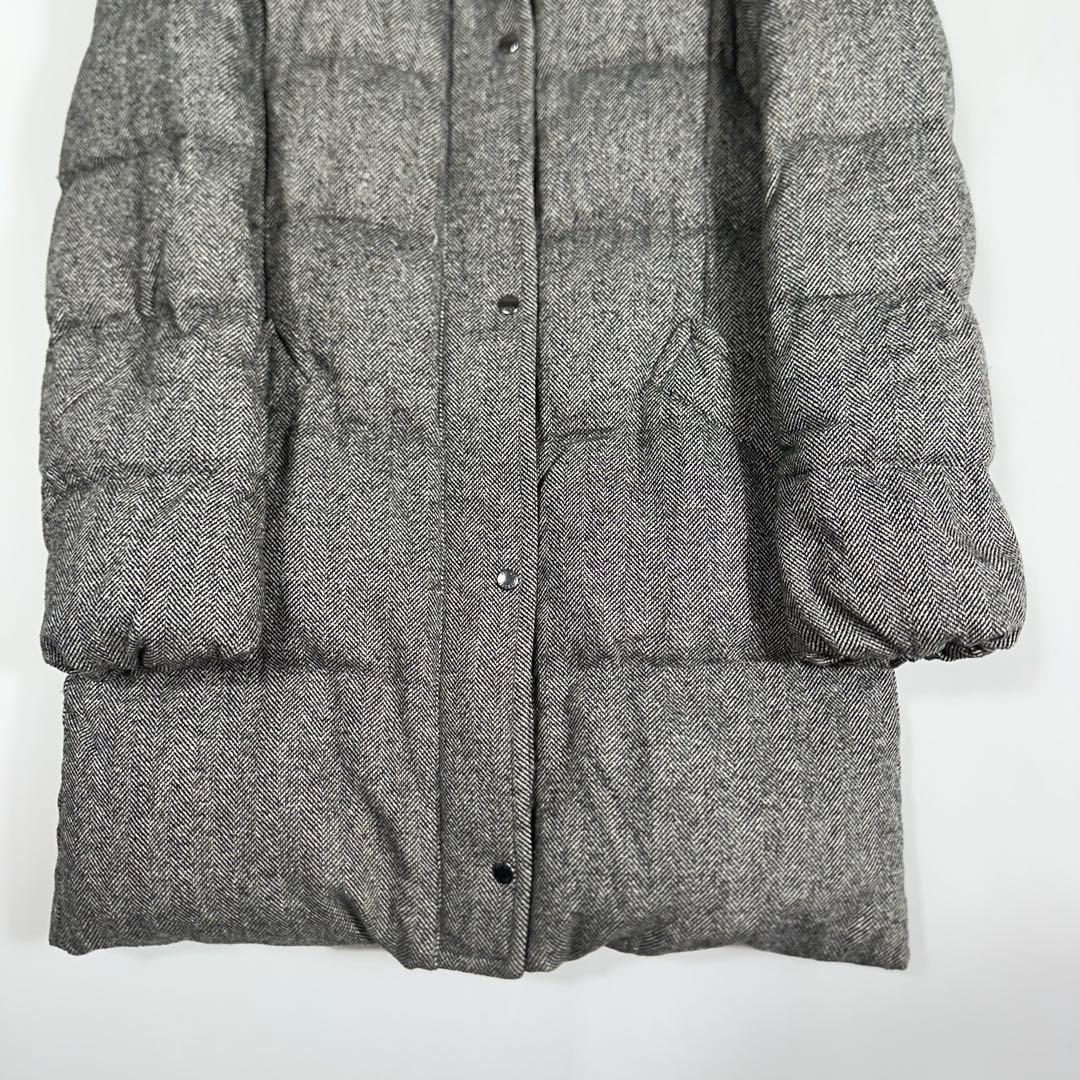 23区 ダウンコート 3way ヘリンボーン シルク混 ファー 38 ジャケット