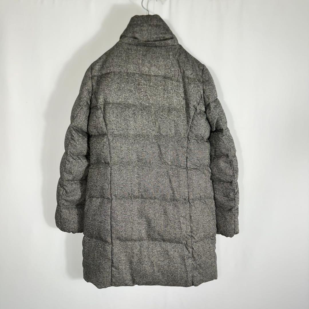 23区 ダウンコート 3way ヘリンボーン シルク混 ファー 38 ジャケット